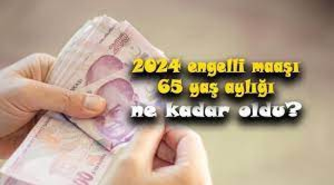 65 Yaş Aylığı ve Engelli Aylığı Ücretleri