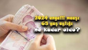 65 Yaş Aylığı ve Engelli Aylığı Ücretleri