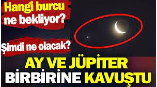 Beklenen Oldu: Ay ve Jupiter Yan Yana Geldi!