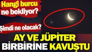 Beklenen Oldu: Ay ve Jupiter Yan Yana Geldi!