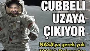 Cübbeli Ahmet uzaydan bildiriyor