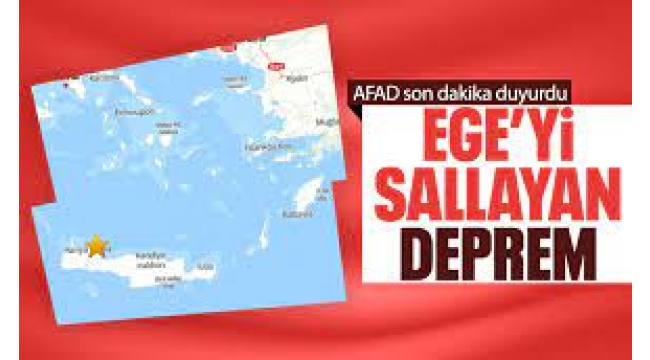 Ege depremle sallandı!