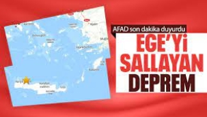 Ege depremle sallandı!