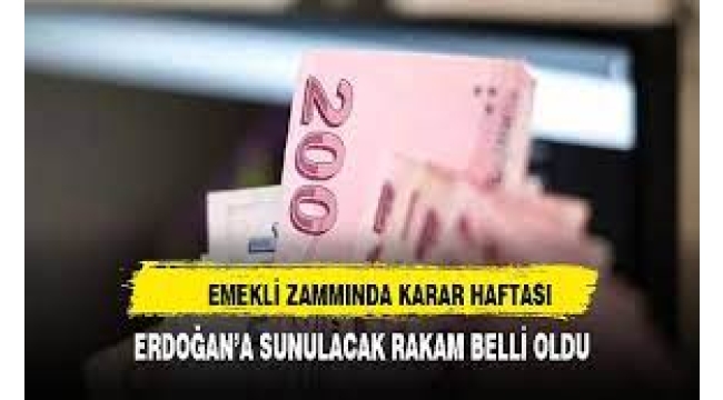 Emekliye zamda karar haftası