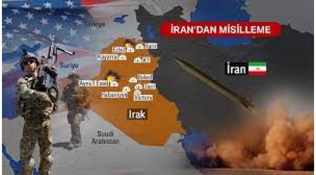 İran, Irak'ta ABD Üslerini Vurdu!