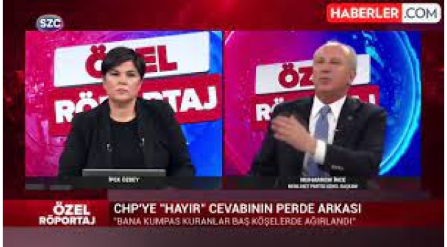 Memleket Partisi Lideri Muharrem İnce ile Özel Röportaj