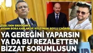 Özel'den Erdoğan'a çağrı: Soylu'nun gereğini yap