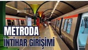 Yenikapı-Hacıosman metrosunda intihar girişimi!