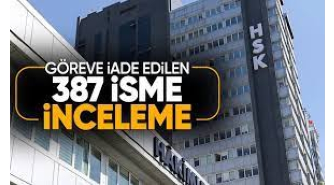 387 isim hakkında FETÖ incelemesi