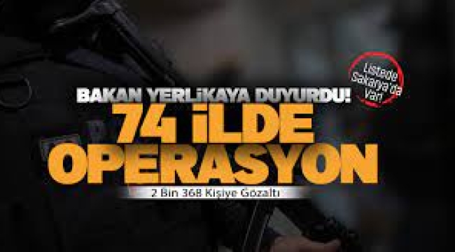 74 ilde 'silah kaçakçılığı' operasyonu: