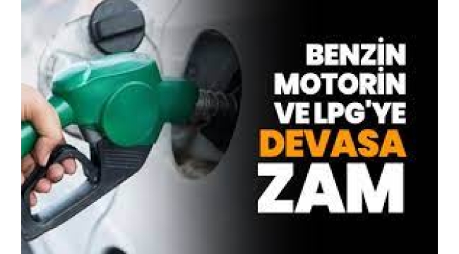Akaryakıta Pazartesi Büyük Zam Gelecek!