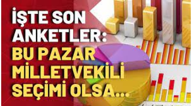"Bu pazar milletvekili seçimi olsa" anketi