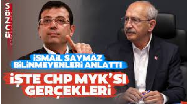 CHP MYK'da Kılıçdaroğlu'na söylenenler ortaya çıktı!