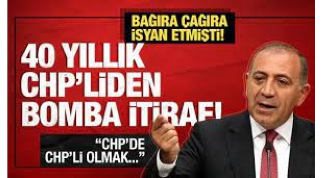 Gürsel Tekin: CHP'de CHP'li olmak zor hale geldi