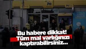 PTT'den Vatandaşlara 'Dolandırıcılık' Uyarısı!
