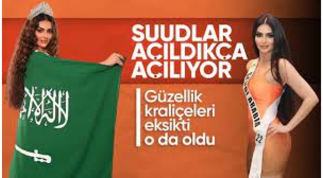 Suudi Arabistan'da bir ilk: Bir kadın güzellik yarışmasına gönderildi