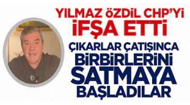 Yılmaz Özdil, CHP içindeki 'medya tetikçilerinin' planını ifşa etti