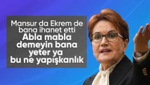 Akşener'den CHP'ye: 'Bana Abla Demeyin, İstemiyorum'