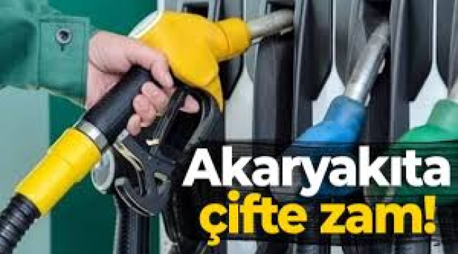 Araç sahipleri dikkat: Akaryakıta çifte zam! Pompaya yansıdı…