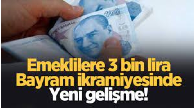 Emekliye ikramiyede yeni gelişme