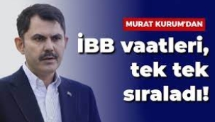İBB adayı Murat Kurum'un İstanbul vaatleri
