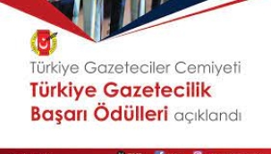 TGC 65.Türkiye Gazetecilik Başarı Ödülleri açıklandı