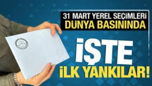 31 Mart yerel seçimleri Dünya basınında