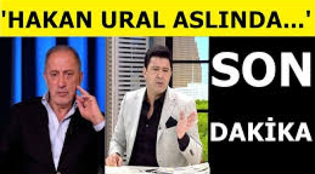 Hakan Ural sözde gazeteci demişti! Fatih Altaylı'dan bomba yanıt geldi