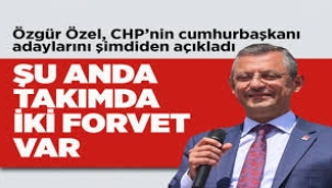 Özgür Özel Cumhurbaşkanı Adayını Açıkladı!