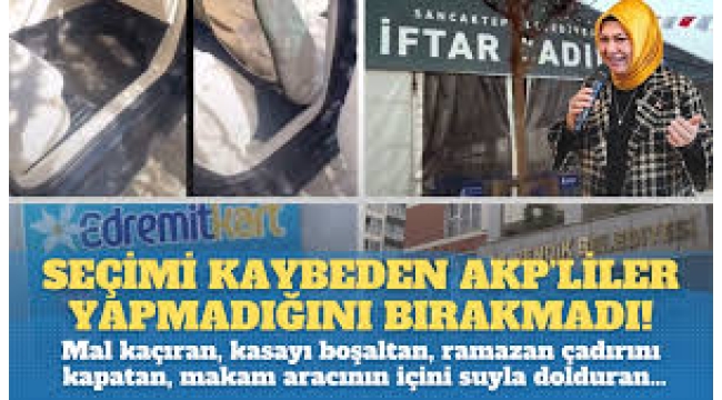 Seçimi kaybeden başkanlar giderayak kasayı boşaltıyor