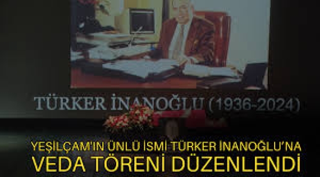 Türker İnanoğlu için TİM Show Center'da tören