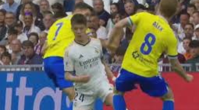 Arda Güler neler yaptı neler! Santiago Bernabeu tribünleri şaştı kaldı