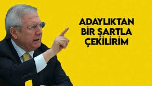Aziz Yıldırım adaylıktan çekilme şartını açıkladı!