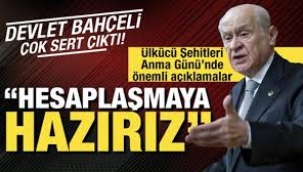 Devlet Bahçeli çok sert çıktı: Hesaplaşacağız, helalleşmeyeceğiz