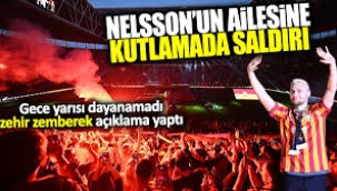 Galatasaraylı Victor Nelsson'un ailesine kutlamalarda şoke eden saldırı