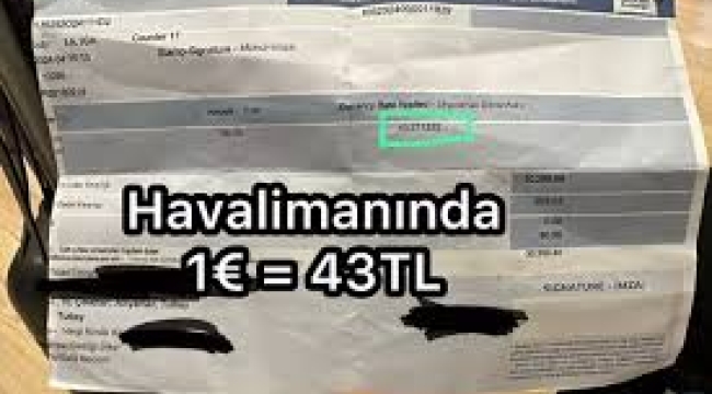 Havalimanında "döviz vurgunu" vatandaşları isyan ettirdi
