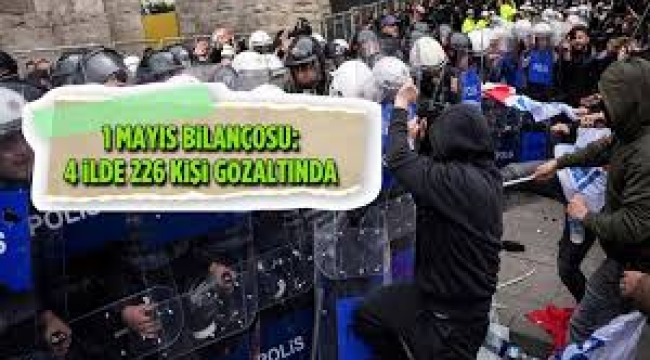 İstanbul'da 1 Mayıs eylemlerinde 217 gözaltı