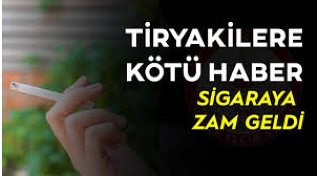  Sigara fiyatlarına büyük zam geldi