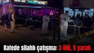 Üsküdar'da bir kafede silahla ateş açıldı: 3 ölü