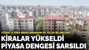 Yüzde 25 kira sınırlamasının iki yıllık bilançosu: Kiralar yükseldi, piyasa dengesi sarsıldı