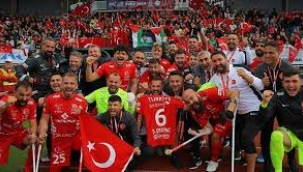 Ampute Milli Futbol Takımı, üst üste 3'üncü kez Avrupa şampiyonu oldu