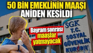 Emekli maaşlarında skandal: Kurban Bayramı sonrası 50 bin kişinin maaşı yatmayacak
