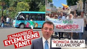 İmamoğlu Adalar'daki Azmanbüs protestoları için ne diyor?