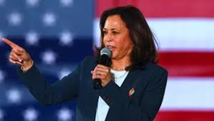 ABD'de demokratların başkan adayı Kamala Harris,
