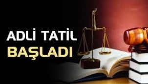 Adli tatil başlıyor