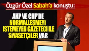 AKP ve CHP'de normalleşme karşıtları var ama halk onlara itibar etmiyor