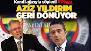 Aziz Yıldırım geri dönüyor