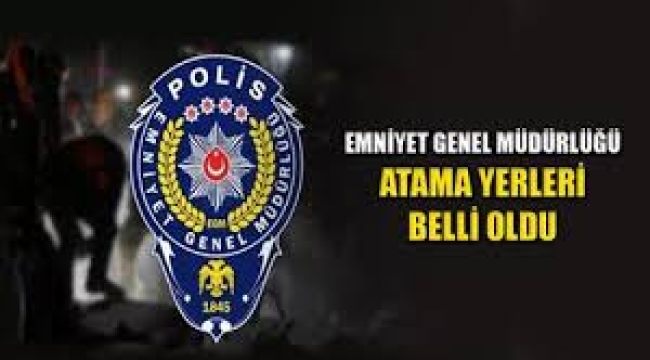 Bakan duyurdu: Emniyet'te atama heyecanı