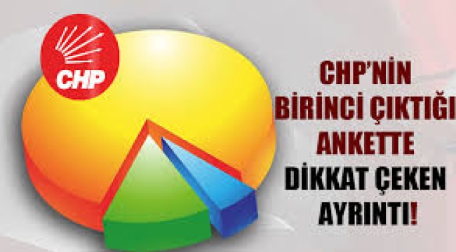CHP'nin birinci çıktığı ankette dikkat çeken ayrıntı! 'AKP'ye bırakılamayacak kadar önemli…'