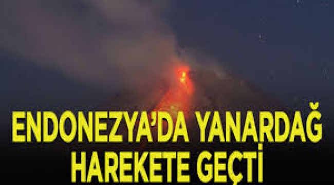 Endonezya'daki Merapi Yanardağı'nda volkanik hareketlilik